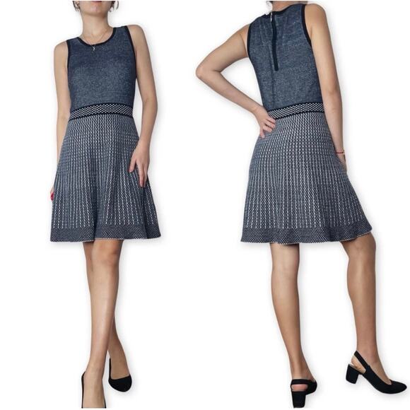 41 Hawthorn Stitch Fix Dress Sleeveless Sweater Dress Black Zander Size Medium - Picture 1 of 6